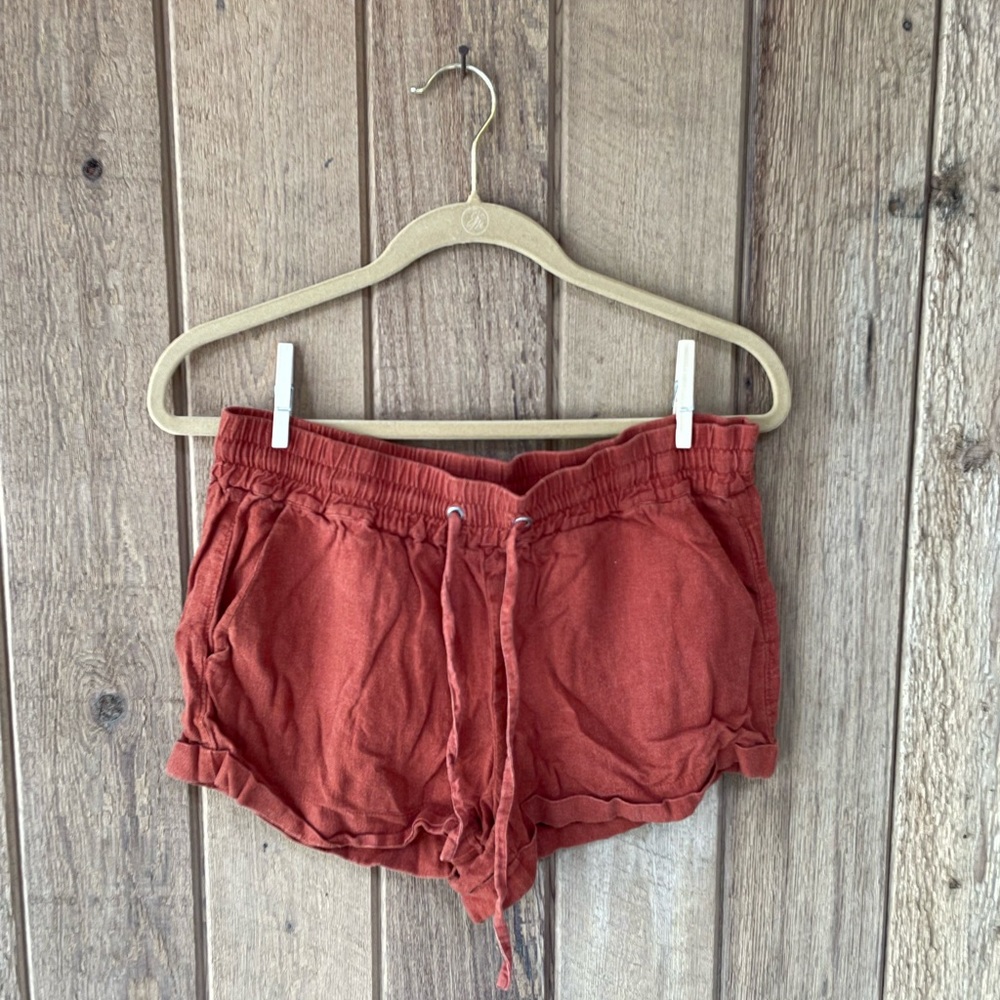 Rust/Terracotta- Boho- Shorts